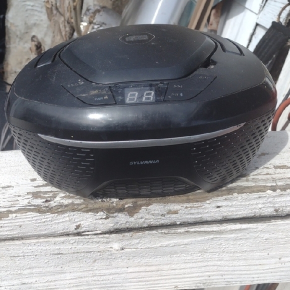 Sylvania Black Portable CD Player